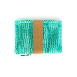 Verde Azulado Two Pocket Wallet